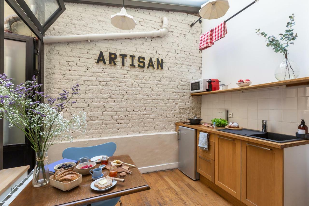 Ferienwohnung Artisan Lofts Near Marais Paris Exterior foto
