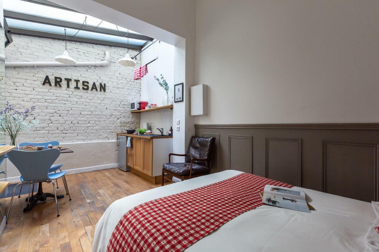 Ferienwohnung Artisan Lofts Near Marais Paris Exterior foto