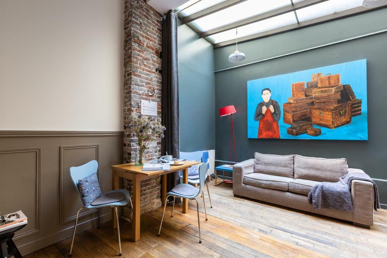 Ferienwohnung Artisan Lofts Near Marais Paris Exterior foto